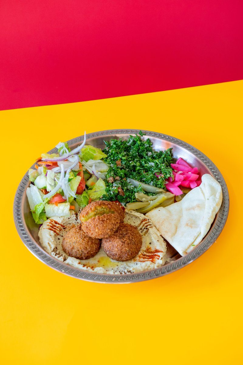 Food platter at Albasha Express