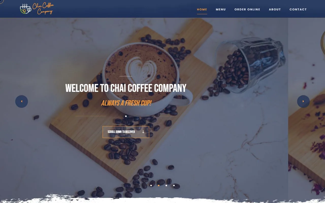 Chai Coffee Company site